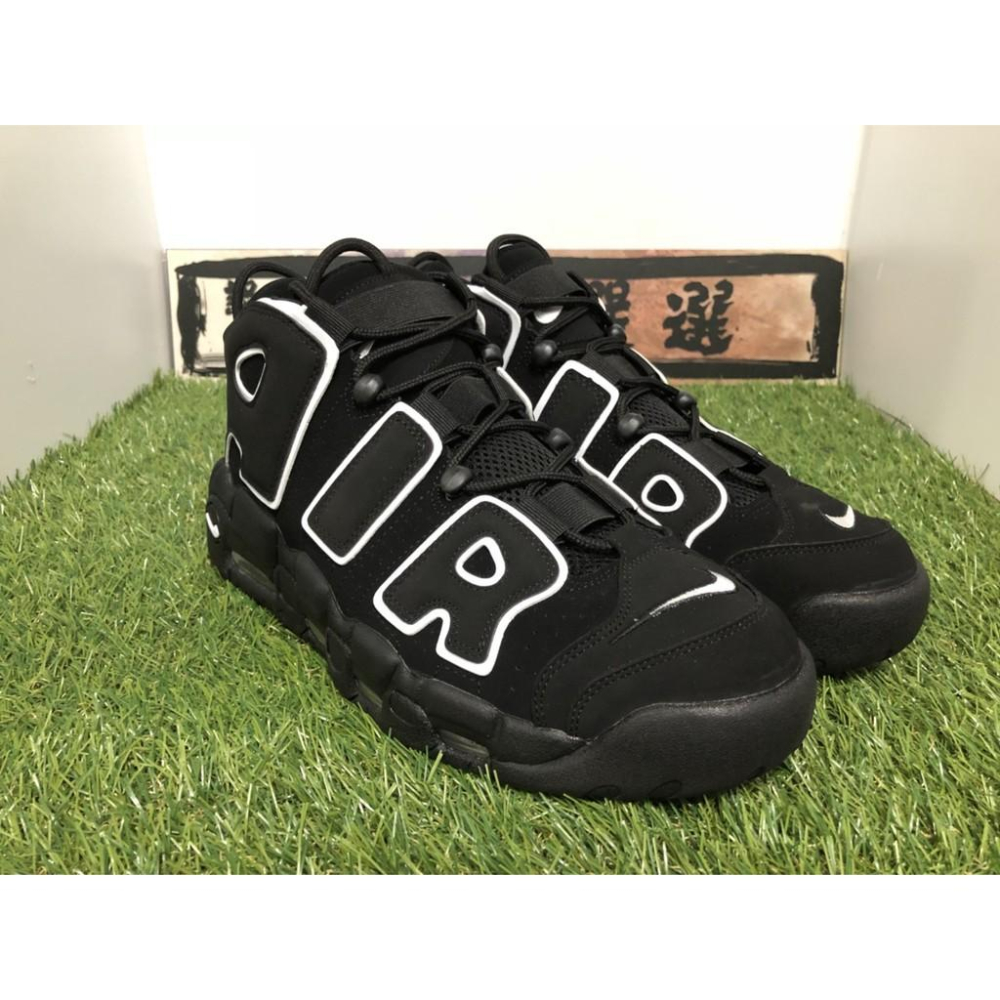 【一哥嚴選】NIKE AIR MORE UPTEMPO PIPPEN 黑白 大AIR 氣墊 男女鞋 414962-002-細節圖4