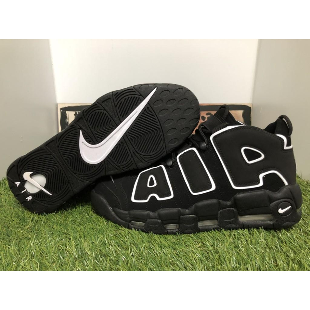 【一哥嚴選】NIKE AIR MORE UPTEMPO PIPPEN 黑白 大AIR 氣墊 男女鞋 414962-002-細節圖6