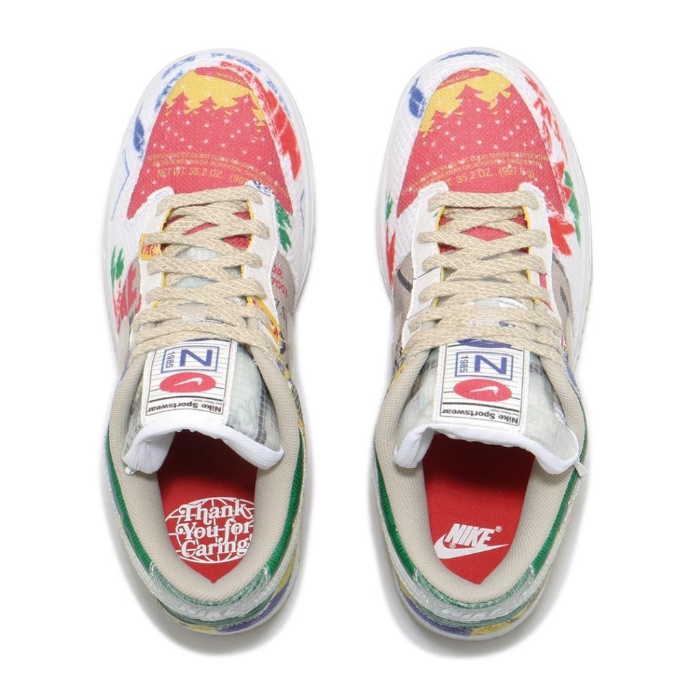 【一哥嚴選】Nike Dunk Low SP City Market 超級市場 購物袋 彩色 拼接 DA6125-900-細節圖5