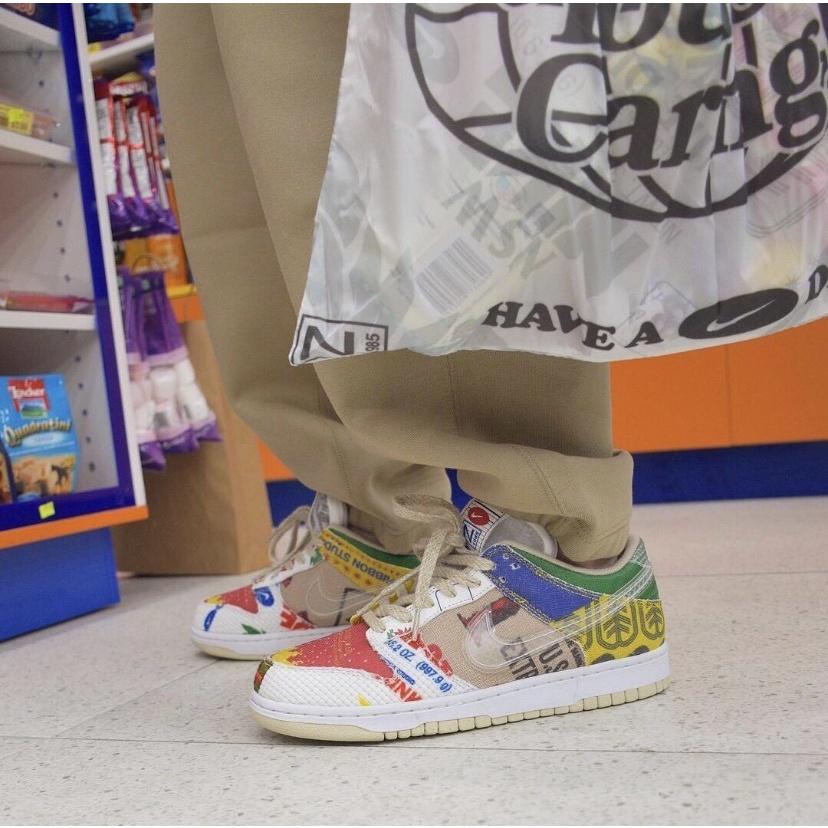 【一哥嚴選】Nike Dunk Low SP City Market 超級市場 購物袋 彩色 拼接 DA6125-900-細節圖6