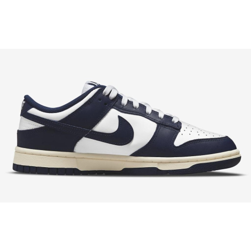 【一哥嚴選】Nike Dunk Low Vintage Navy 海軍藍 奶油底 深藍 復古 休閒 DD1503-115