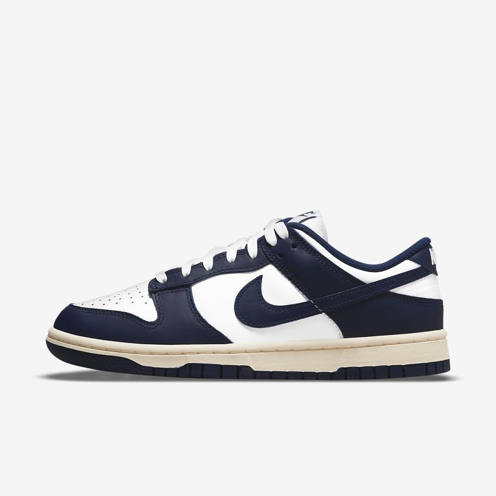 【一哥嚴選】Nike Dunk Low Vintage Navy 海軍藍 奶油底 深藍 復古 休閒 DD1503-115-細節圖2