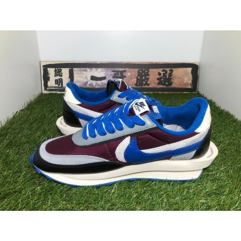 【一哥嚴選】UNDERCOVER x sacai x LDNight Maroon 夜栗色 海軍藍 DJ4877-600-細節圖2