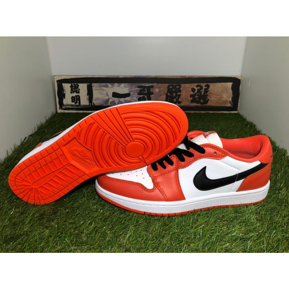 【一哥嚴選】 NIKE air Jordan 1 Low OG Starfish aj1 白橙 CZ0790-801-細節圖5