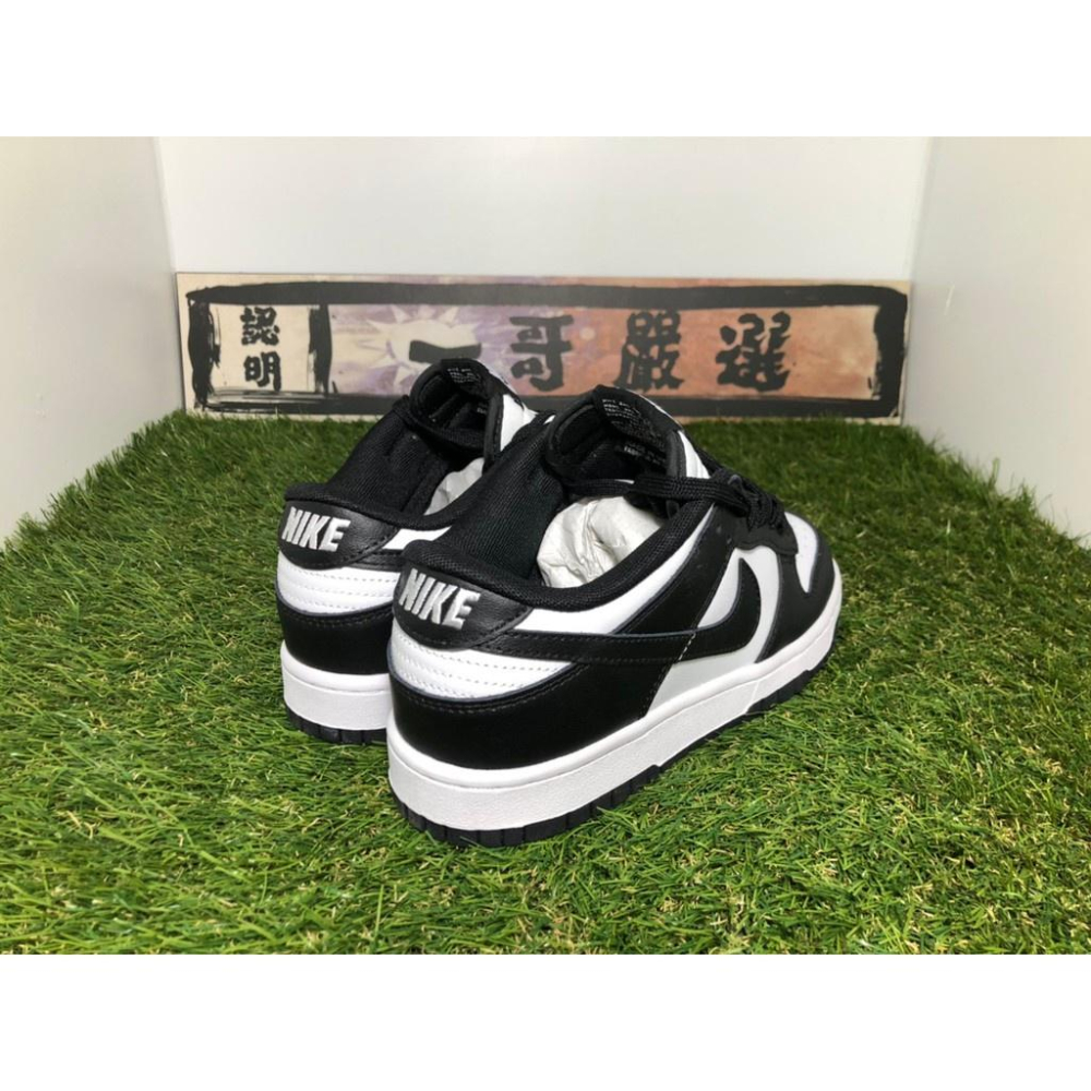 【一哥嚴選】NIKE DUNK BLACK WHITE 黑白 熊貓 男女 CU1726-001 DD1391-100-細節圖7