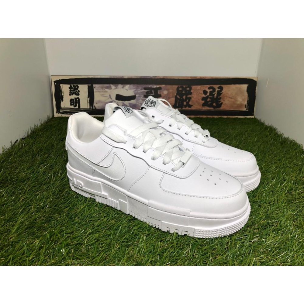 【一哥嚴選】Nike Air Force 1 Pixel 像素 解構 AF1 全白 白 拼接 男女 CK6649-100-細節圖3