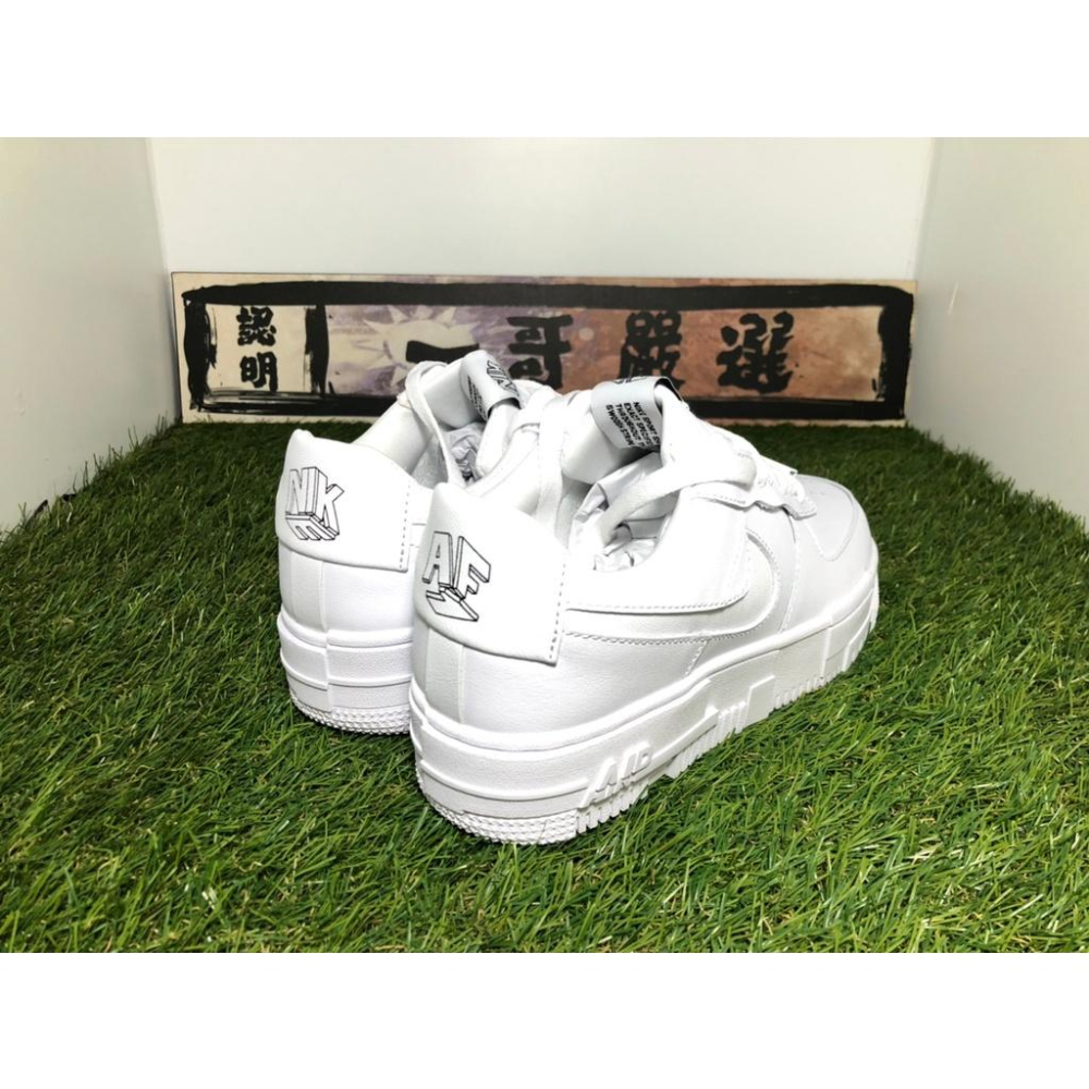 【一哥嚴選】Nike Air Force 1 Pixel 像素 解構 AF1 全白 白 拼接 男女 CK6649-100-細節圖5