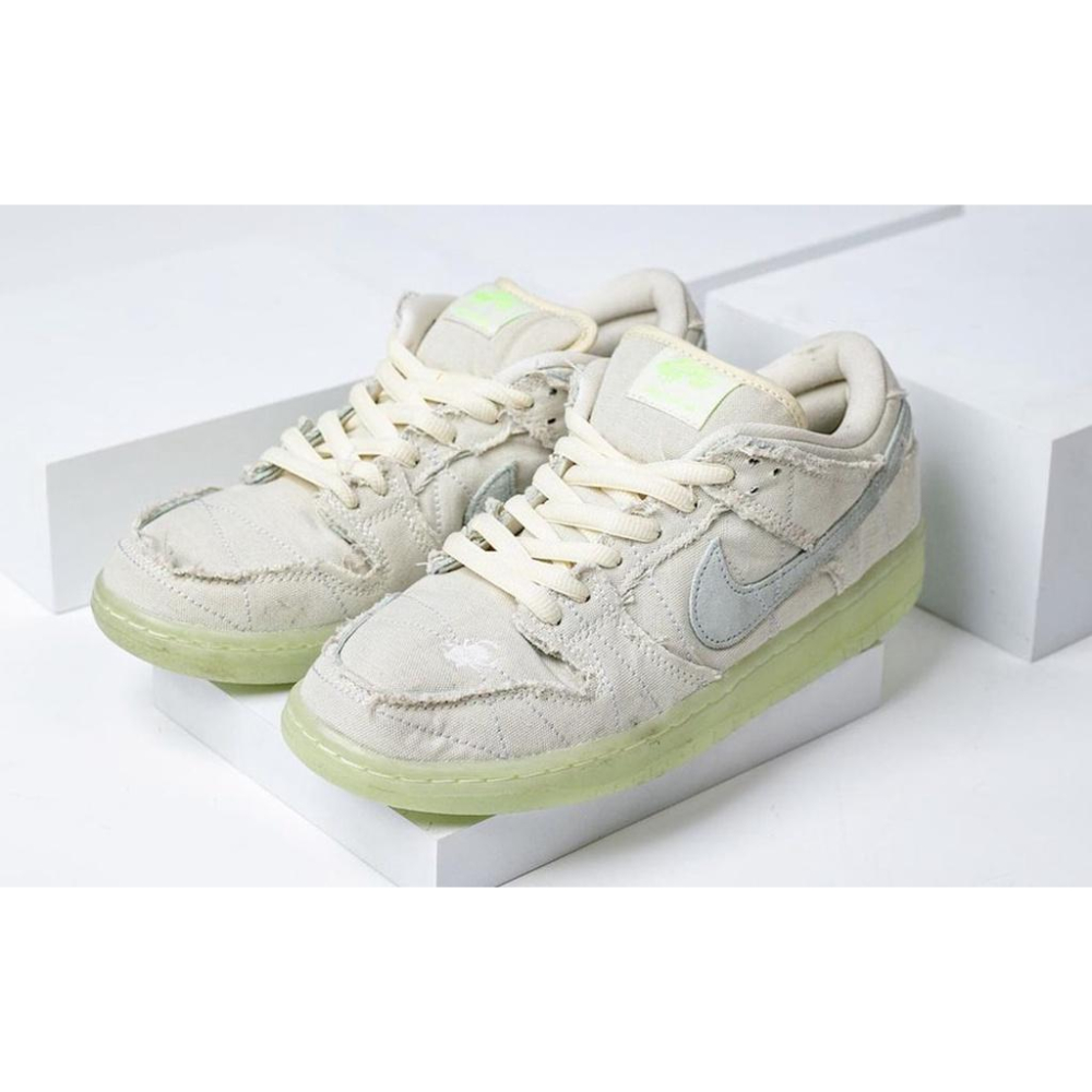【一哥嚴選】Nike SB Dunk Low Mummy 卡其麻布 萬聖節 木乃伊 夜光 DM0774-111-細節圖3