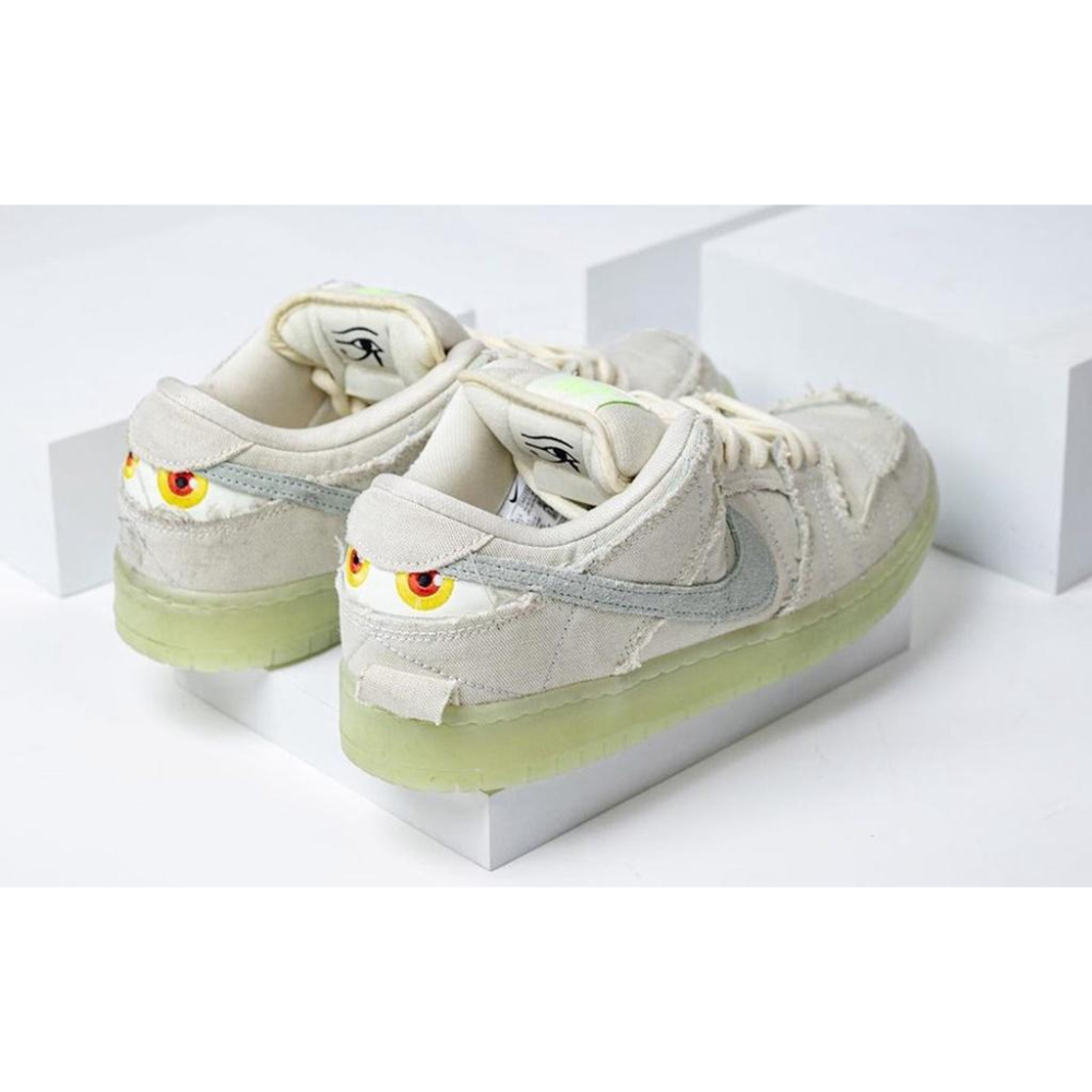 【一哥嚴選】Nike SB Dunk Low Mummy 卡其麻布 萬聖節 木乃伊 夜光 DM0774-111-細節圖4
