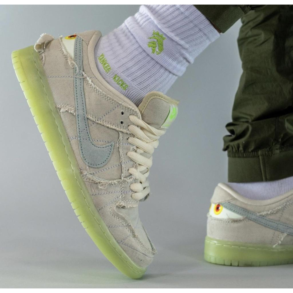 【一哥嚴選】Nike SB Dunk Low Mummy 卡其麻布 萬聖節 木乃伊 夜光 DM0774-111-細節圖7