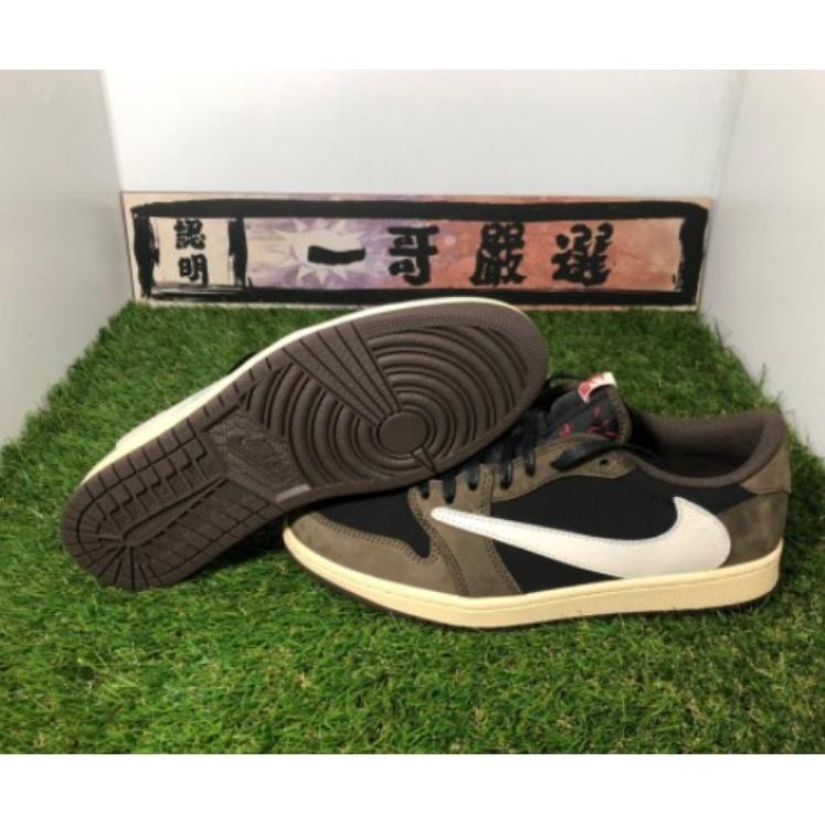 訂金【一哥嚴選】Travis Scott x Air Jordan Low 白 米白 反勾 倒勾 CQ4277-001-細節圖7