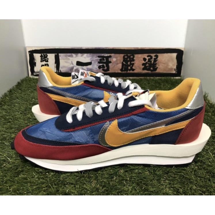 訂金預購【一哥嚴選】Sacai x Nike LDV Waffle 聯名 解構 網面 透氣 紅 白 BV0073-400-細節圖2