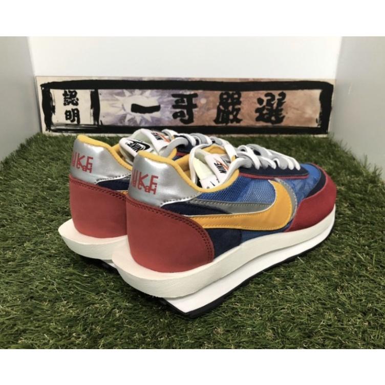 訂金預購【一哥嚴選】Sacai x Nike LDV Waffle 聯名 解構 網面 透氣 紅 白 BV0073-400-細節圖4