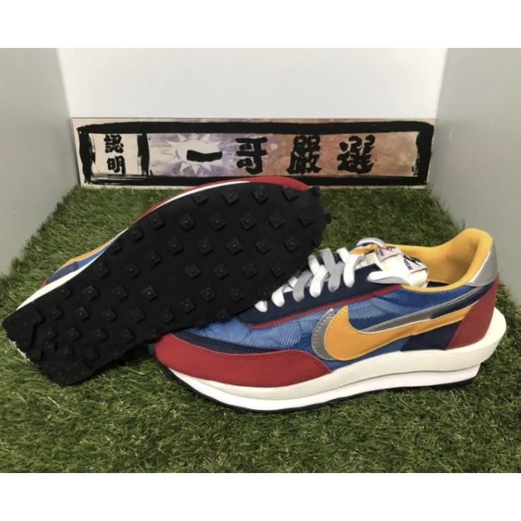 訂金預購【一哥嚴選】Sacai x Nike LDV Waffle 聯名 解構 網面 透氣 紅 白 BV0073-400-細節圖5