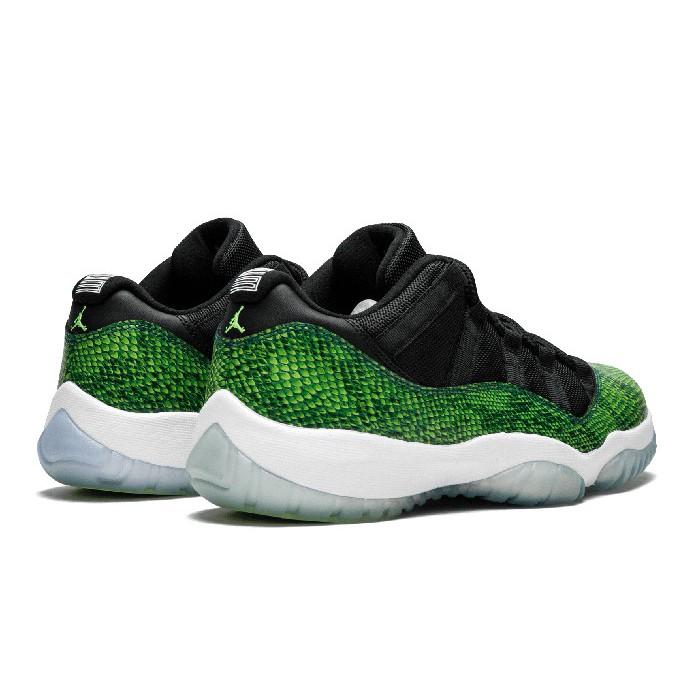 【一哥嚴選】Nike Air Jordan 11 AJ11 黑 白 綠 青蛇 綠蛇 蛇紋 男女鞋 528895-033-細節圖3