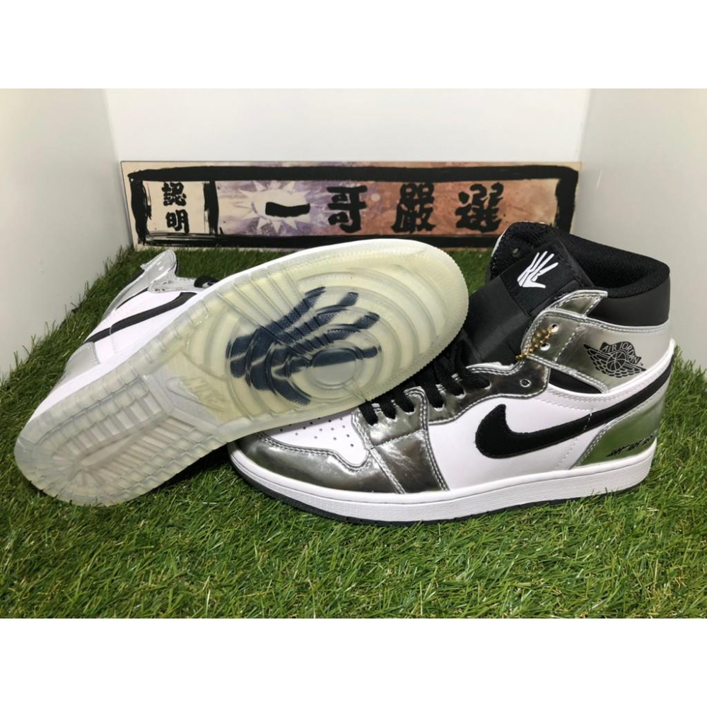 【一哥嚴選】Nike Air Jordan 1 Pass The Torch AJ1 電鍍 白銀 AQ7476-016-細節圖5