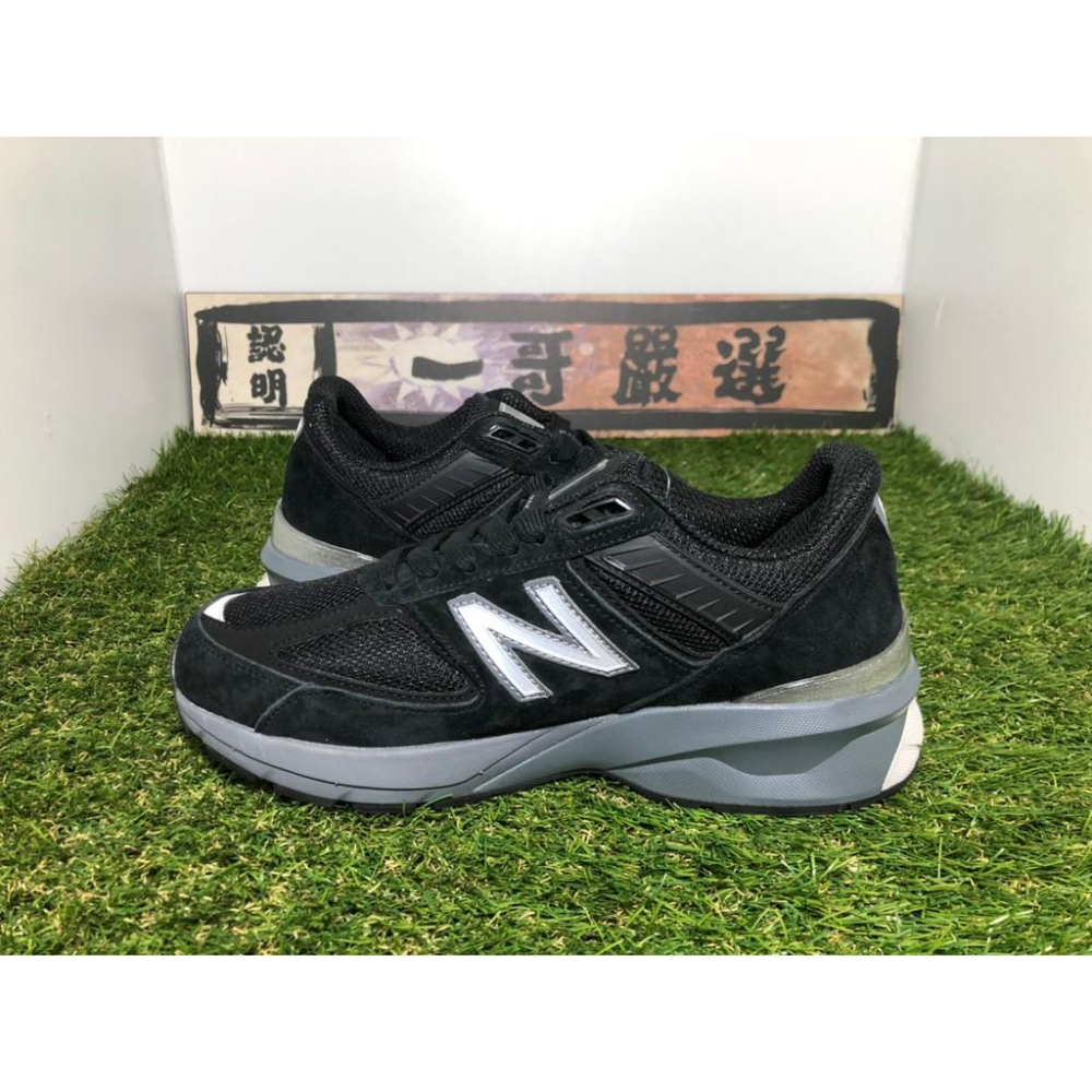 【一哥嚴選】M990BK5 NEW BALANCE 990 V5 黑 全黑 灰 麂皮 美製 復古 慢跑鞋 男女鞋-細節圖2