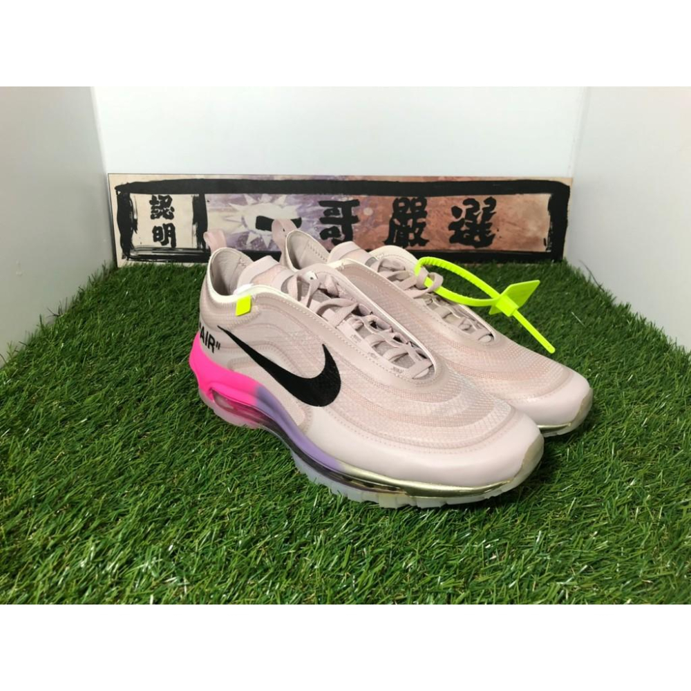 補貨【一哥嚴選】OFF-White x Nike Air Max 97 Queen 聯名 女王 粉色 男女-細節圖3