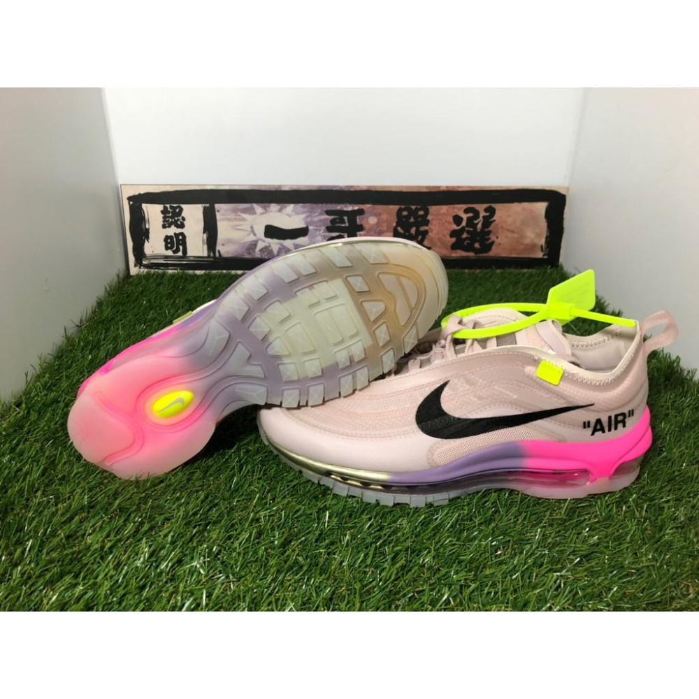 補貨【一哥嚴選】OFF-White x Nike Air Max 97 Queen 聯名 女王 粉色 男女-細節圖5