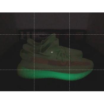 【一哥嚴選】ADIDAS YEEZY 350 V2 Glow In The Dark GID 夜光 螢光 EG5293-細節圖2