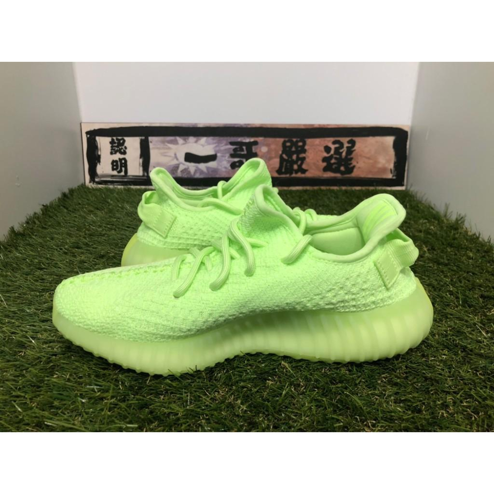 【一哥嚴選】ADIDAS YEEZY 350 V2 Glow In The Dark GID 夜光 螢光 EG5293-細節圖3