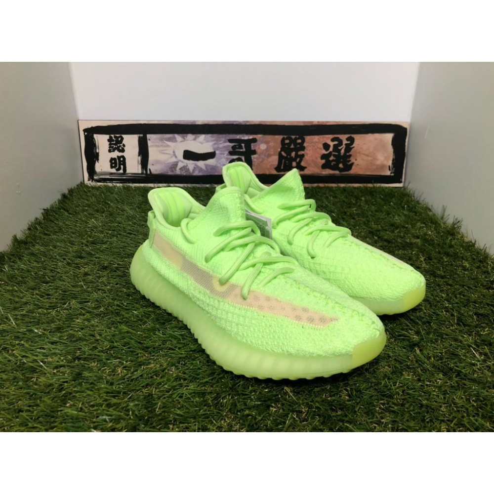 【一哥嚴選】ADIDAS YEEZY 350 V2 Glow In The Dark GID 夜光 螢光 EG5293-細節圖4