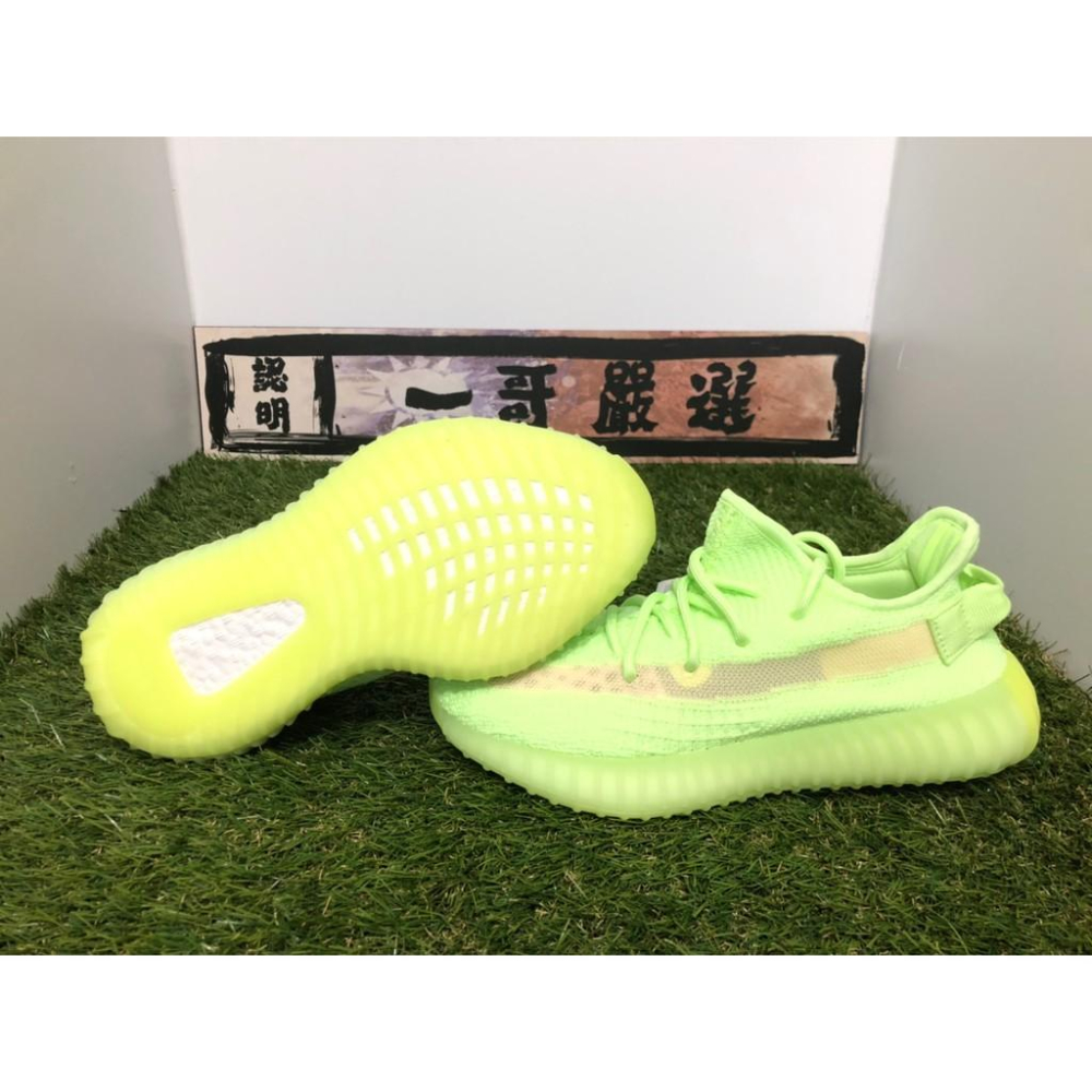 【一哥嚴選】ADIDAS YEEZY 350 V2 Glow In The Dark GID 夜光 螢光 EG5293-細節圖6