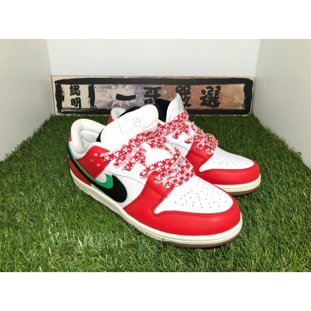 補貨【一哥嚴選】Nike SB dunk Frame skate habilbi 紅白 滑板 雙勾 CT2550-600-細節圖3