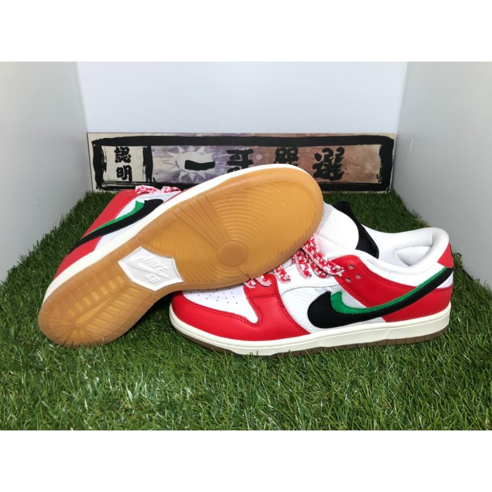 補貨【一哥嚴選】Nike SB dunk Frame skate habilbi 紅白 滑板 雙勾 CT2550-600-細節圖5