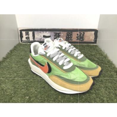 訂金【一哥嚴選】Sacai x Nike LDV Waffle 聯名 綠 橘 解構 網面 男女鞋 BV0073-300-細節圖3