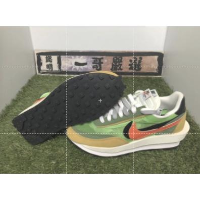 訂金【一哥嚴選】Sacai x Nike LDV Waffle 聯名 綠 橘 解構 網面 男女鞋 BV0073-300-細節圖5