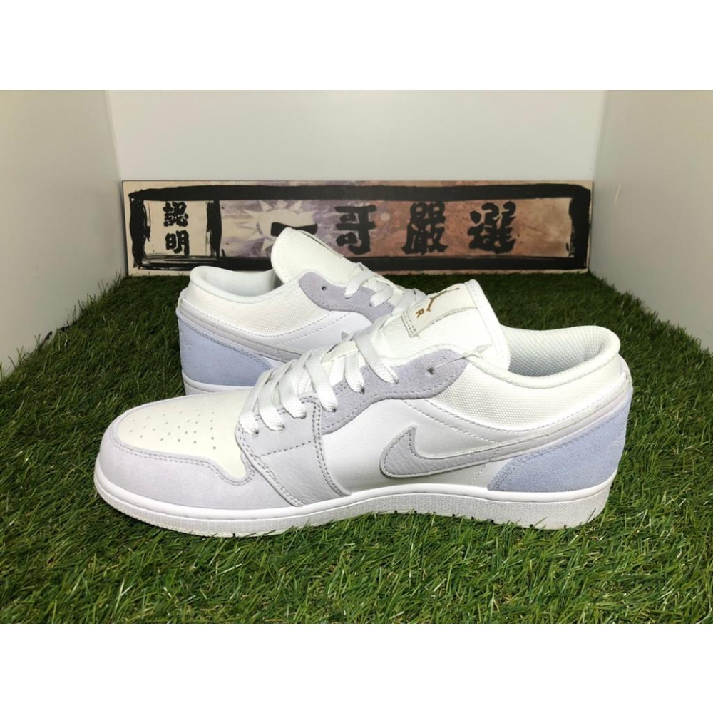 【一哥嚴選】Air Jordan 1 Low “Paris” 巴黎 雲白 白灰 AJ1 低筒 籃球 CV3043-100-細節圖3