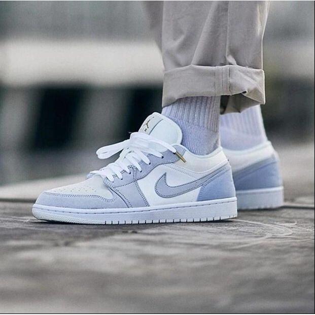 【一哥嚴選】Air Jordan 1 Low “Paris” 巴黎 雲白 白灰 AJ1 低筒 籃球 CV3043-100-細節圖4