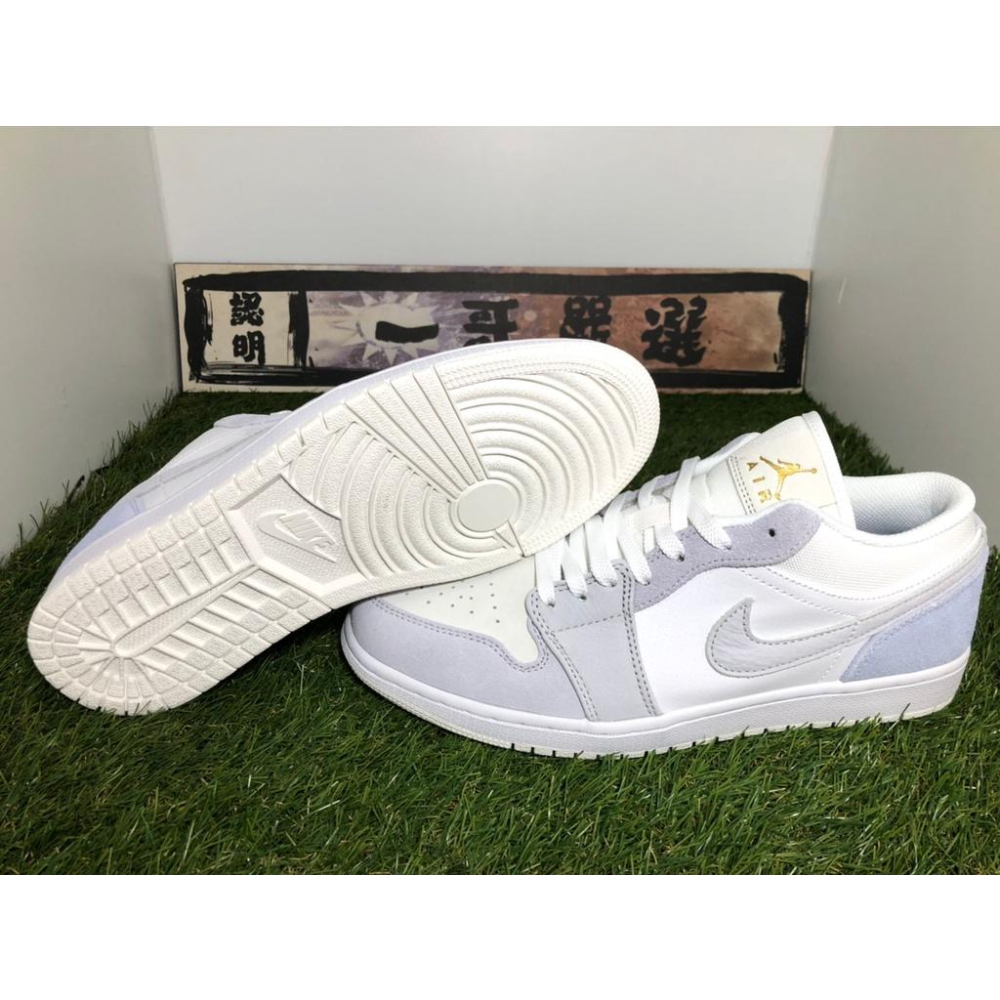 【一哥嚴選】Air Jordan 1 Low “Paris” 巴黎 雲白 白灰 AJ1 低筒 籃球 CV3043-100-細節圖5