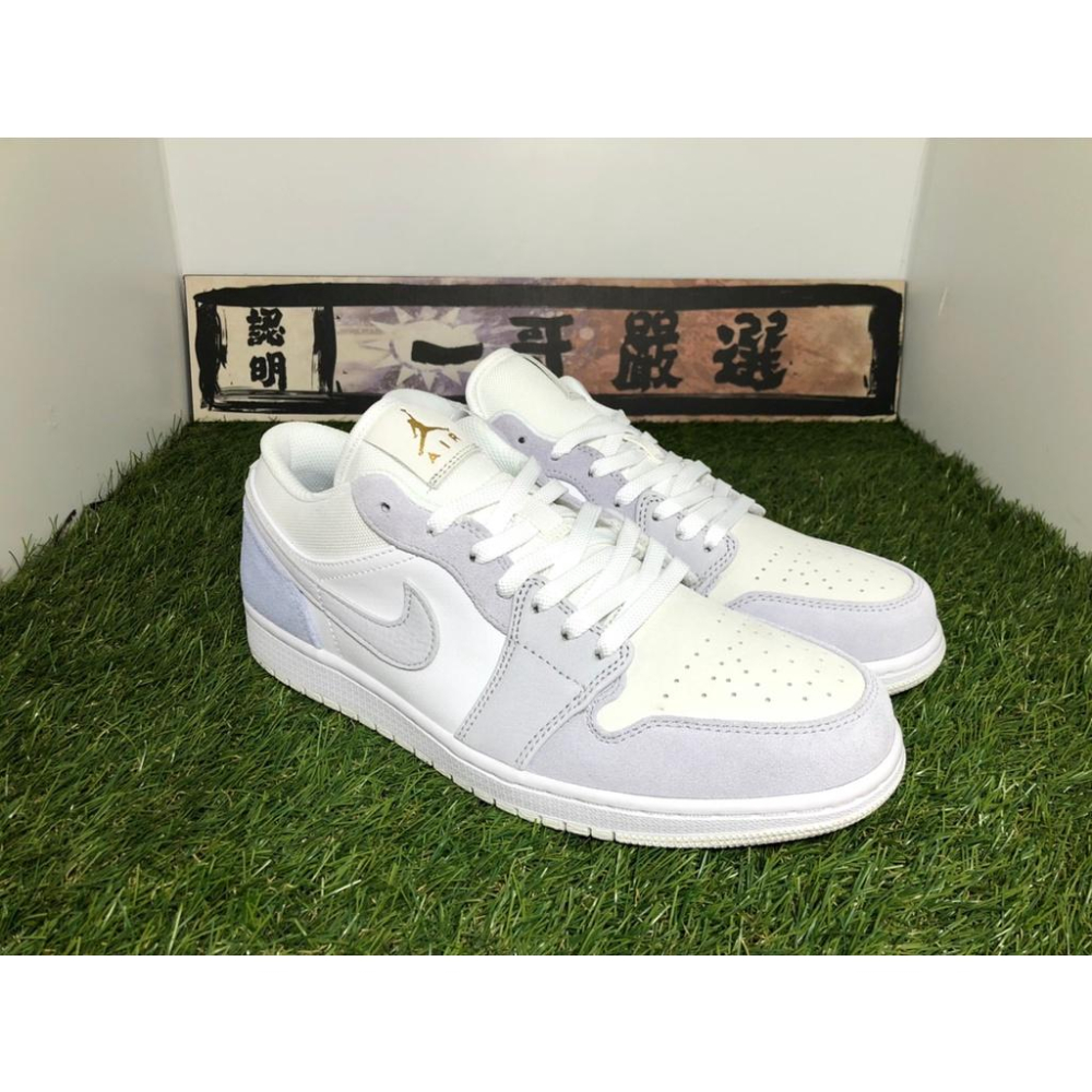 【一哥嚴選】Air Jordan 1 Low “Paris” 巴黎 雲白 白灰 AJ1 低筒 籃球 CV3043-100-細節圖6
