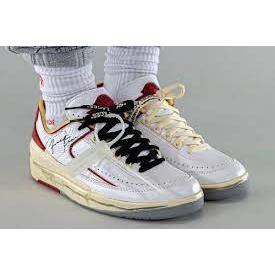 搶先【一哥嚴選】Off-White x Air Jordan 2 Low WHITE 聯名 白 米 DJ4375-106-細節圖2