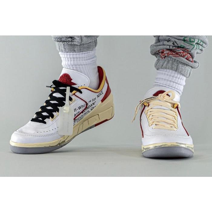 搶先【一哥嚴選】Off-White x Air Jordan 2 Low WHITE 聯名 白 米 DJ4375-106-細節圖4