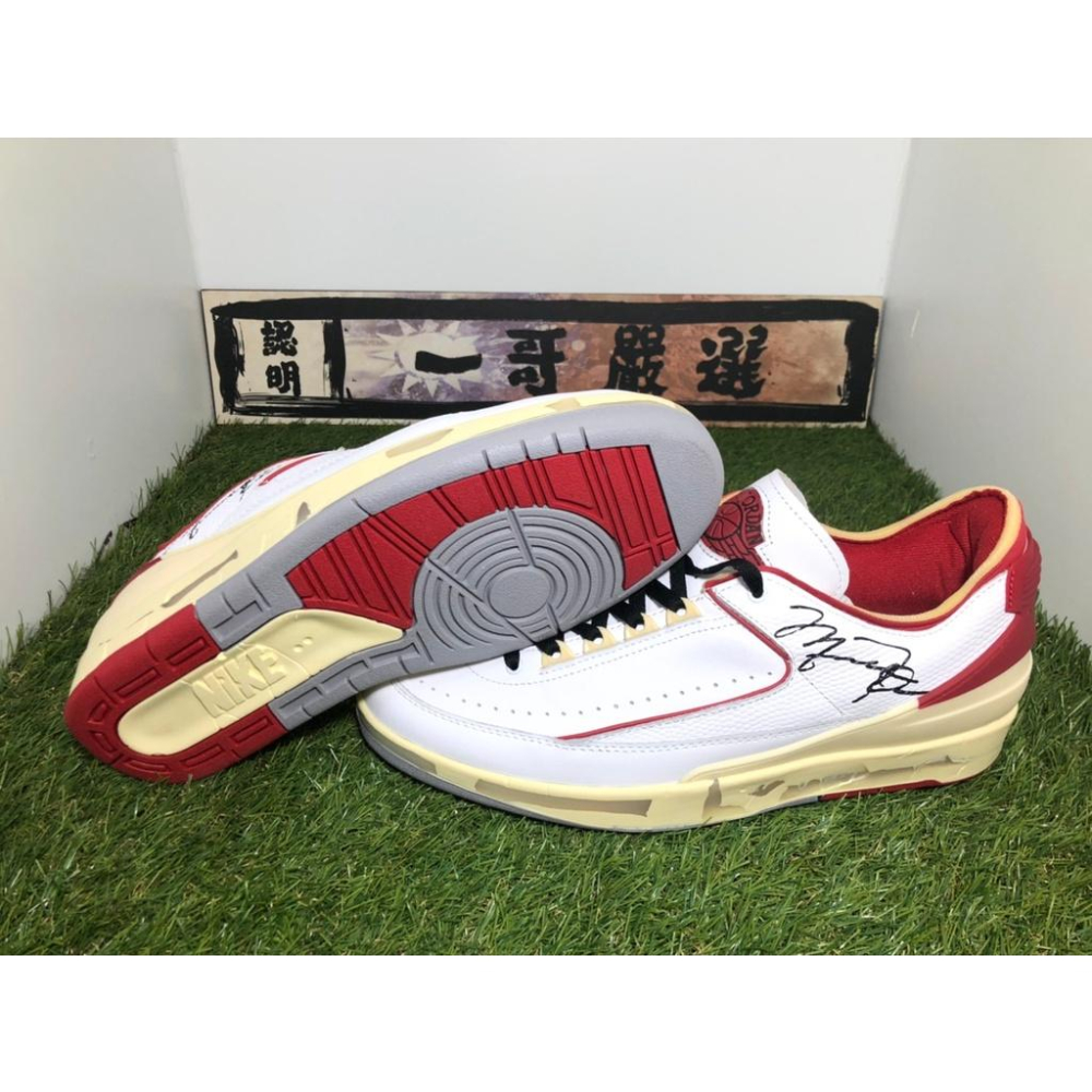 搶先【一哥嚴選】Off-White x Air Jordan 2 Low WHITE 聯名 白 米 DJ4375-106-細節圖9