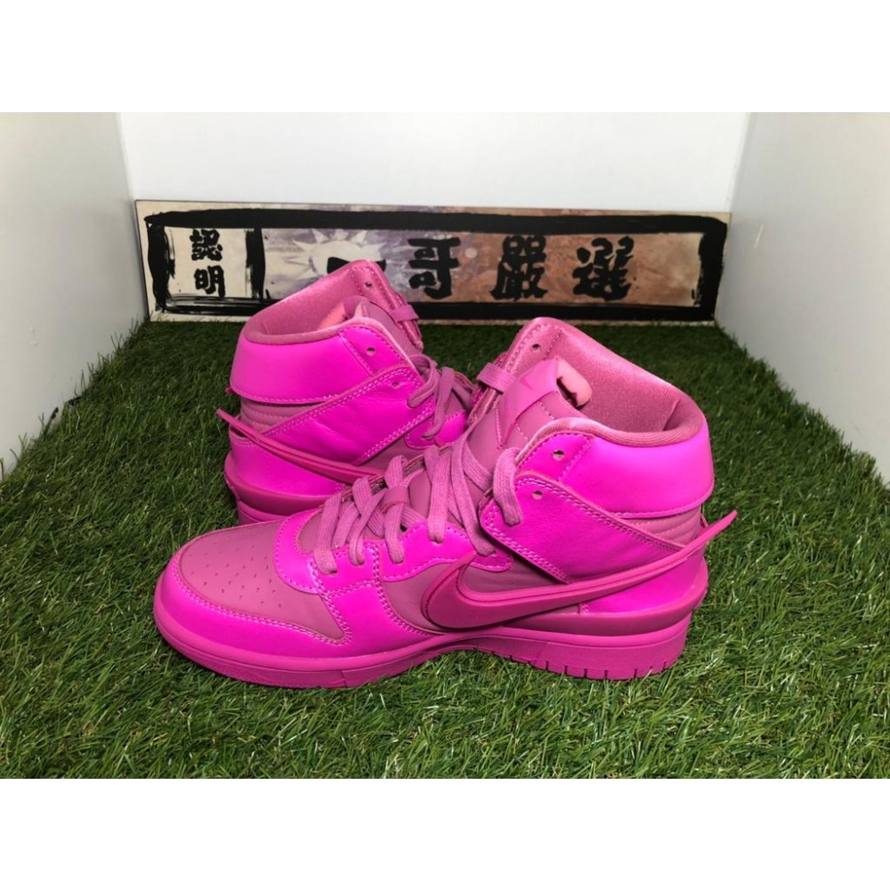 【一哥嚴選】AMBUSH x Nike Dunk High 聯名 粉紅色 粉色 籃球鞋 女鞋 CU7544-600-細節圖4