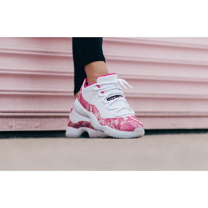 【一哥嚴選】Air Jordan 11 Low pink snakeskin 11代 粉蛇 蛇紋 AH7860-106-細節圖2