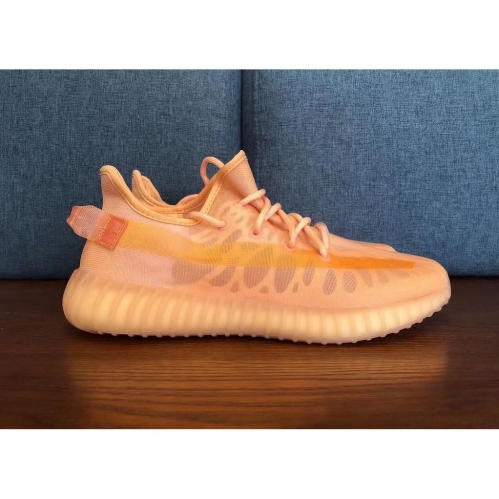 訂金【一哥嚴選】Adidas Yeezy Boost 350 V2 Mono Clay 橘色 橙啡色 半透明 男女鞋-細節圖3