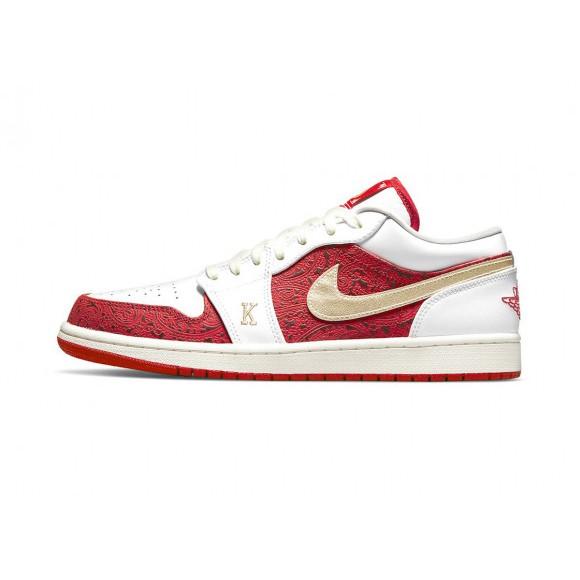 【一哥嚴選】Air Jordan 1 Low Spade 新寶藏系列 AJ1 撲克牌 黑桃 男女鞋 DJ5185-100-細節圖2