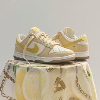 【一哥嚴選】Nike Dunk Low Lemon Drop 檸檬 白 粉 麂皮 電繡 黃勾 男女 DJ6902-700-細節圖4