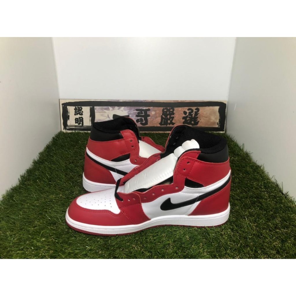 【一哥嚴選】NIKE Air Jordan 1 Chicago AJ1 芝加哥 白紅 男女 籃球鞋 555088-101-細節圖2