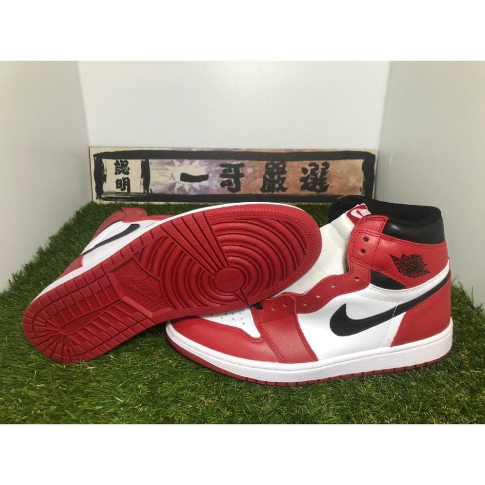 【一哥嚴選】NIKE Air Jordan 1 Chicago AJ1 芝加哥 白紅 男女 籃球鞋 555088-101-細節圖5