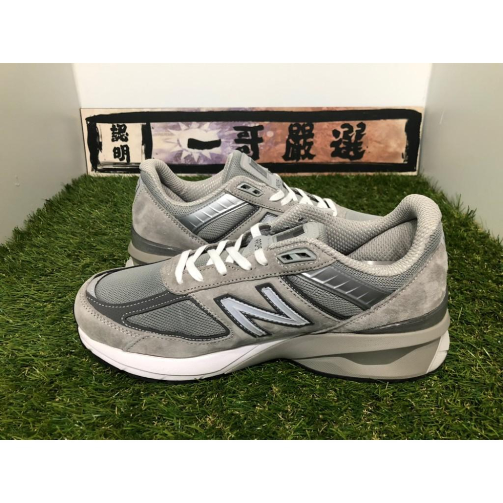 抗疫激降【一哥嚴選】NEW BALANCE 990 V5  灰 元祖灰 麂皮 美製 復古 慢跑鞋 男女鞋 M990GL5-細節圖3