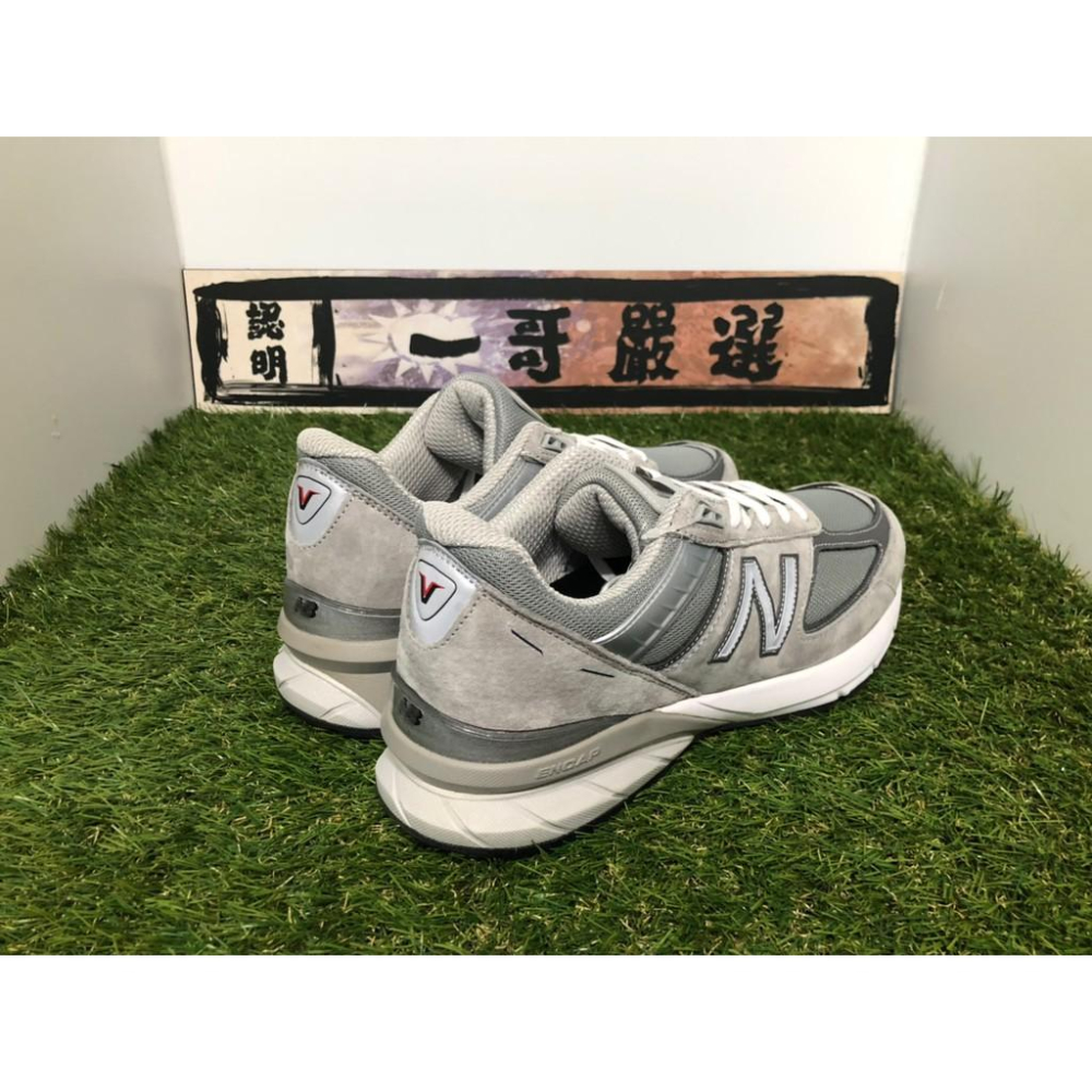 抗疫激降【一哥嚴選】NEW BALANCE 990 V5  灰 元祖灰 麂皮 美製 復古 慢跑鞋 男女鞋 M990GL5-細節圖5