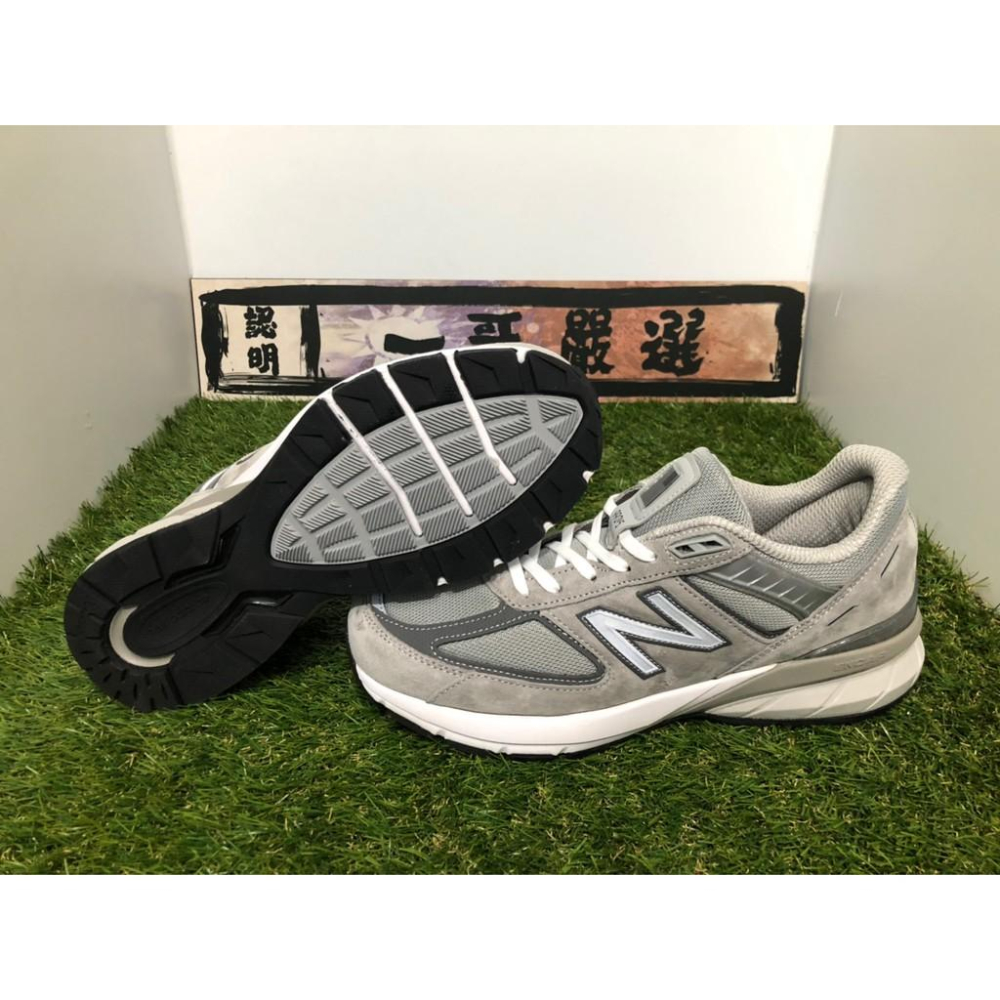 抗疫激降【一哥嚴選】NEW BALANCE 990 V5  灰 元祖灰 麂皮 美製 復古 慢跑鞋 男女鞋 M990GL5-細節圖6