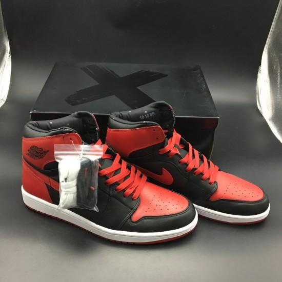 搶先【一哥嚴選】Nike Air Jordan 1 AJ1 禁穿 黑 紅 黑白 紅白 籃球鞋 男女鞋432001-001-細節圖3