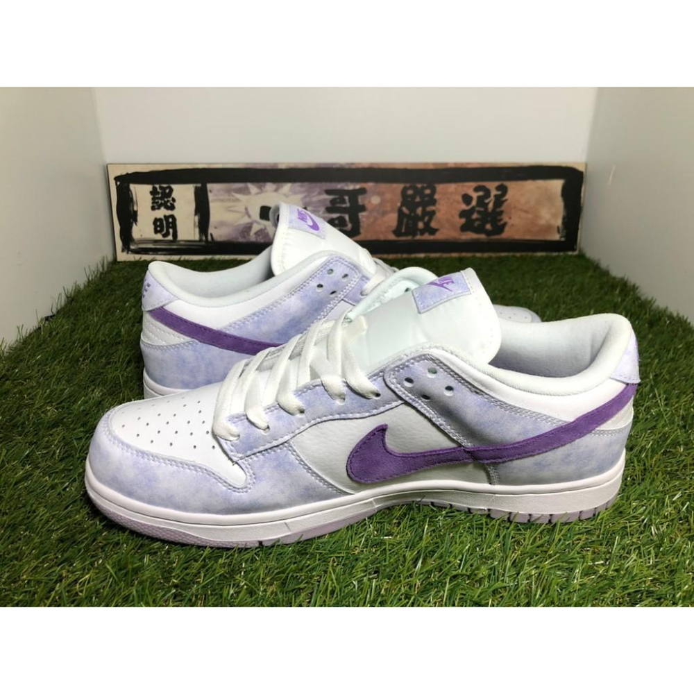 【一哥嚴選】Nike Dunk Low Purple Pulse 白紫 渲染 麂皮 休閒 男女鞋 DM9467-500-細節圖2